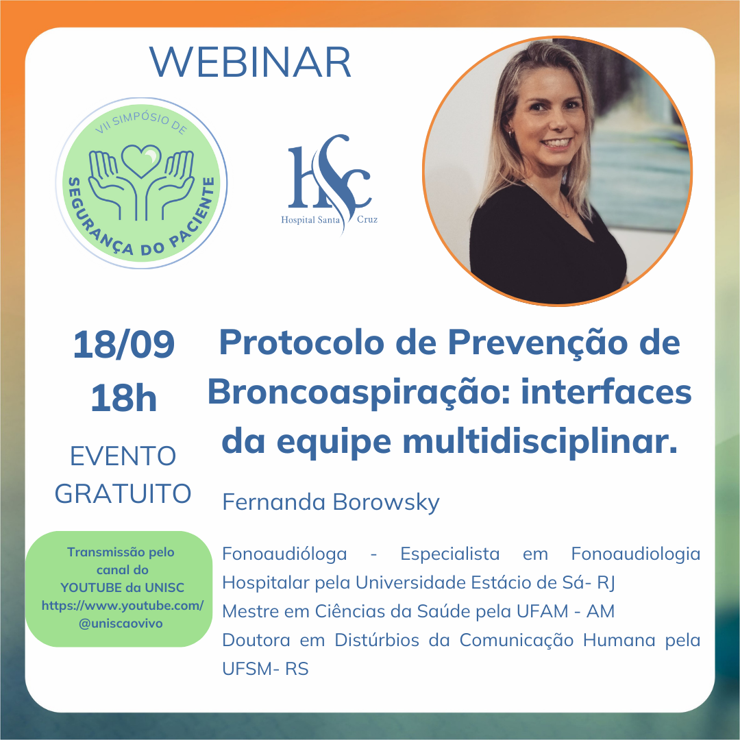 VII Simpósio de Segurança do Paciente - Palestra 6